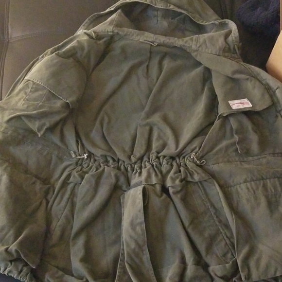 NWOT Seyntex Heavy Hooded Military Style Coat - Picture 4 of 5